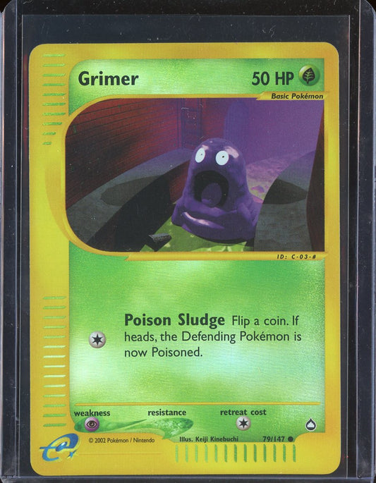 Grimer 79/147 Reverse Holo Aquapolis