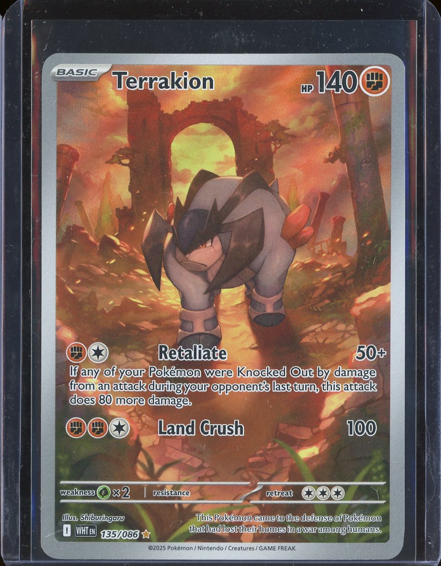 Terrakion 135/086 White Flare