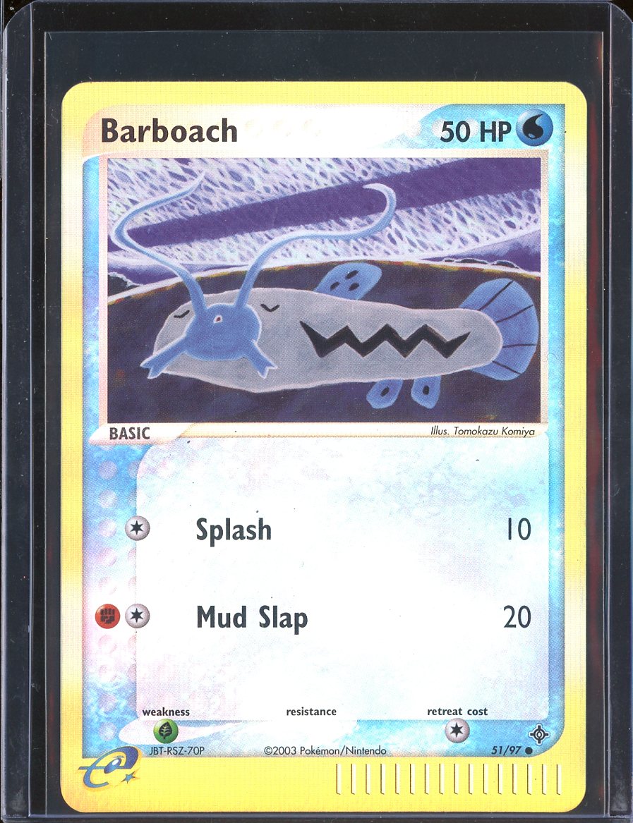 Barboach 51/97 Reverse Holo EX Dragon