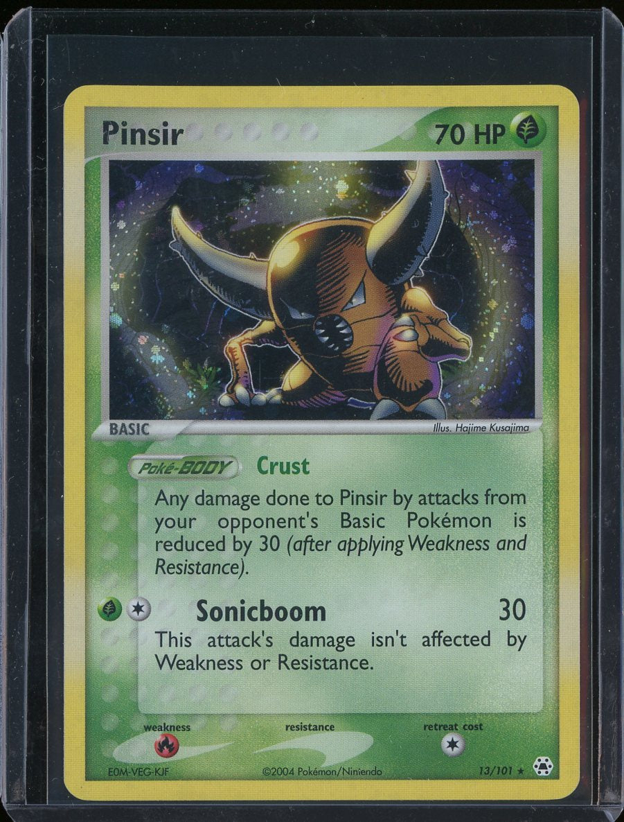 Pinsir 13/101 Holo EX Hidden Legends