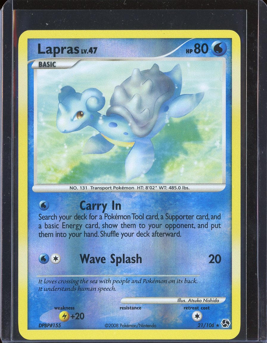 Lapras 21/106 Reverse Holo Great Encounters
