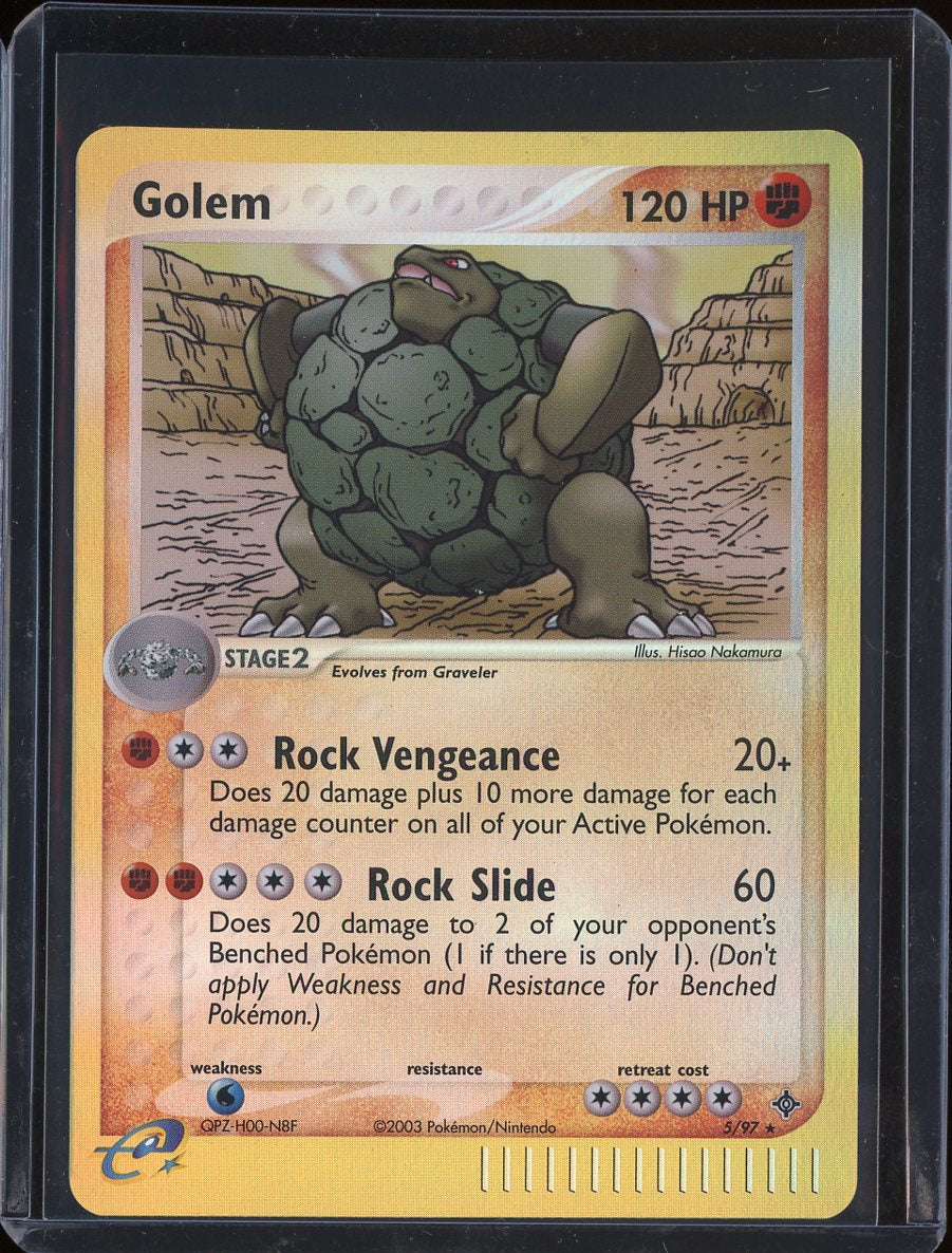 Golem 5/97 Reverse Holo EX Dragon