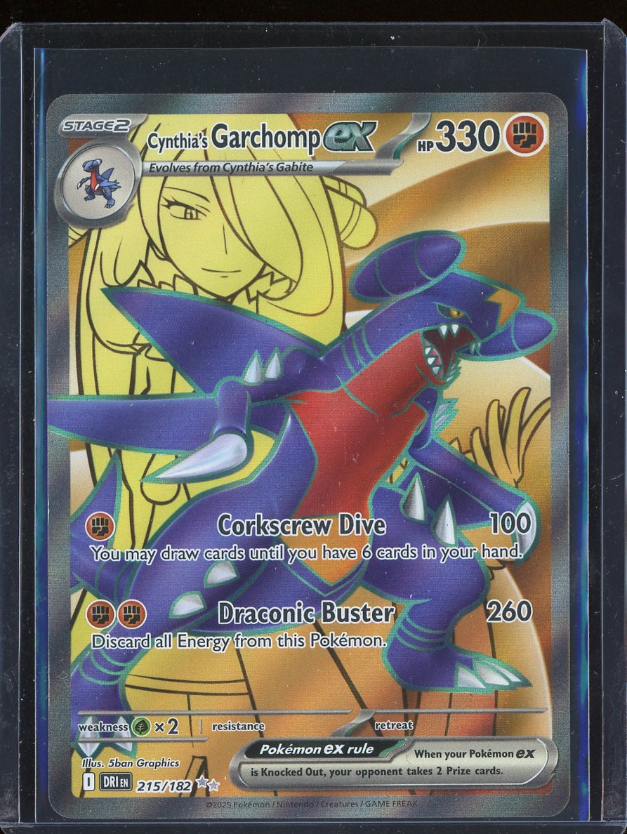 Cynthia's Garchomp ex 215/182 Destined Rivals