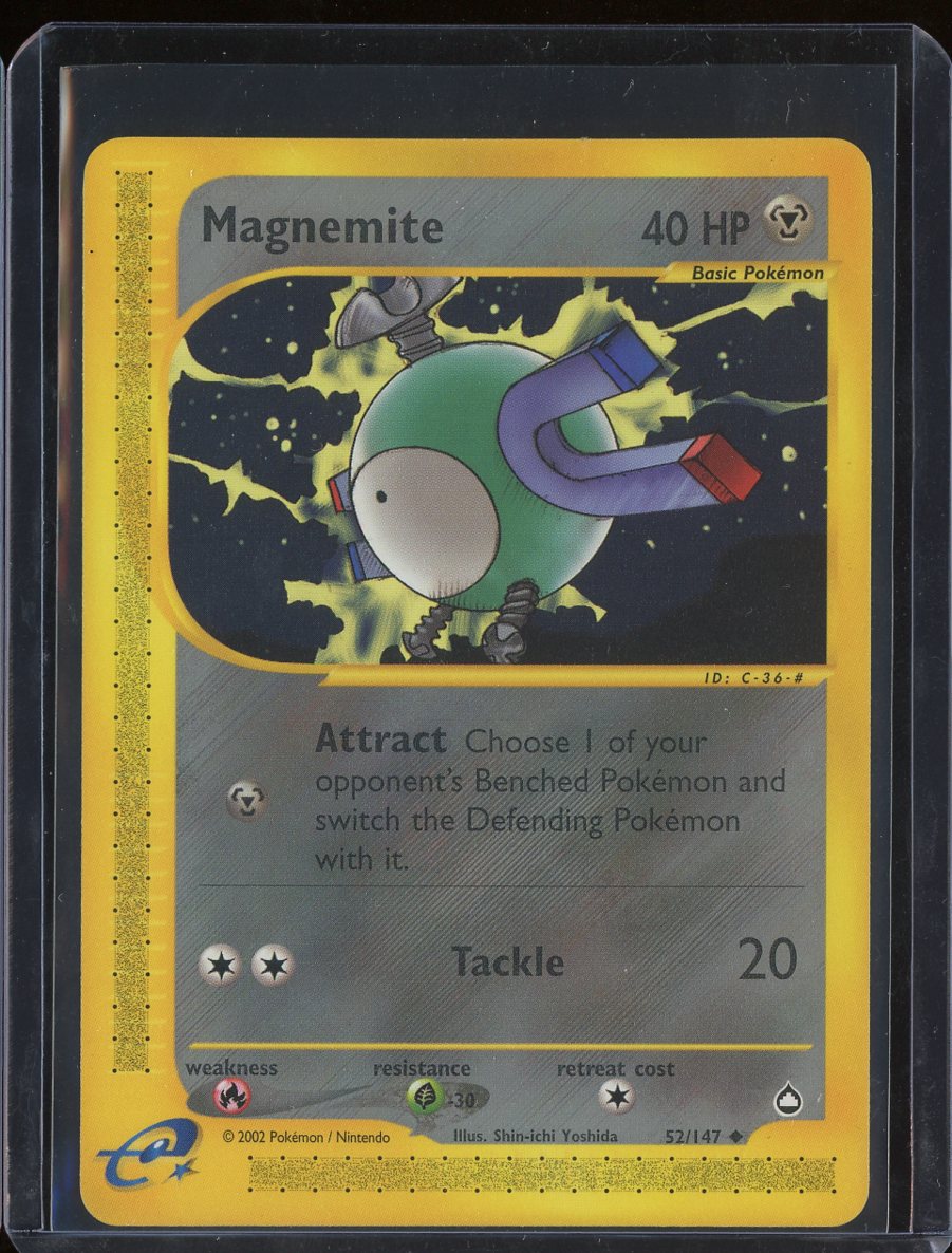 Magnemite 52/147 Normal Aquapolis - front