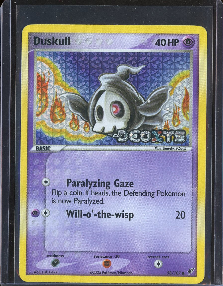 Duskull 58/107 Reverse Holo Deoxys