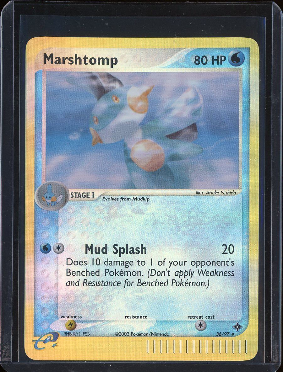 Marshtomp 36/97 Reverse Holo EX Dragon