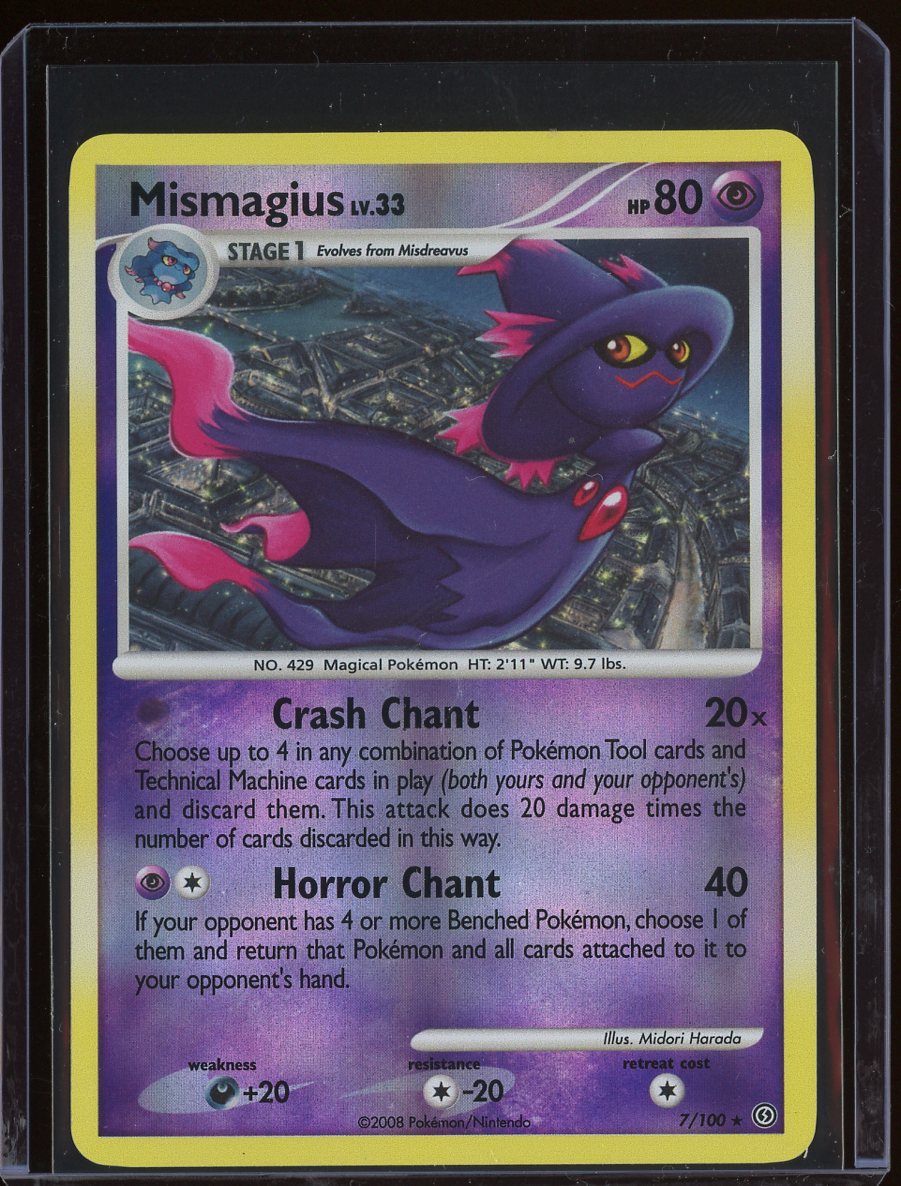 Mismagius 7/100 Reverse Holo Stormfront