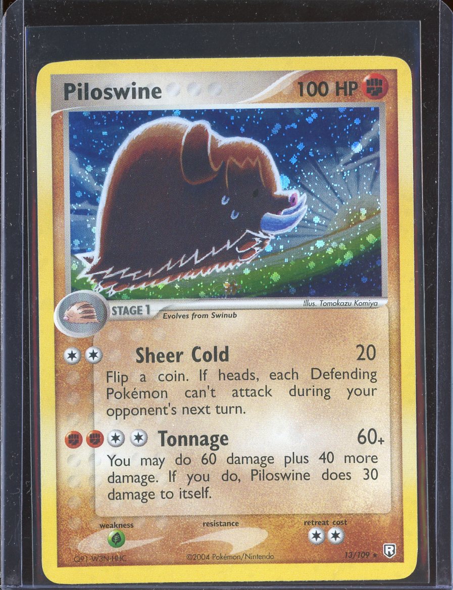 Piloswine 13/109 Holo EX Team Rocket Returns