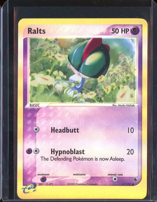 Ralts 67/100 Reverse Holo EX Ruby and Sapphire