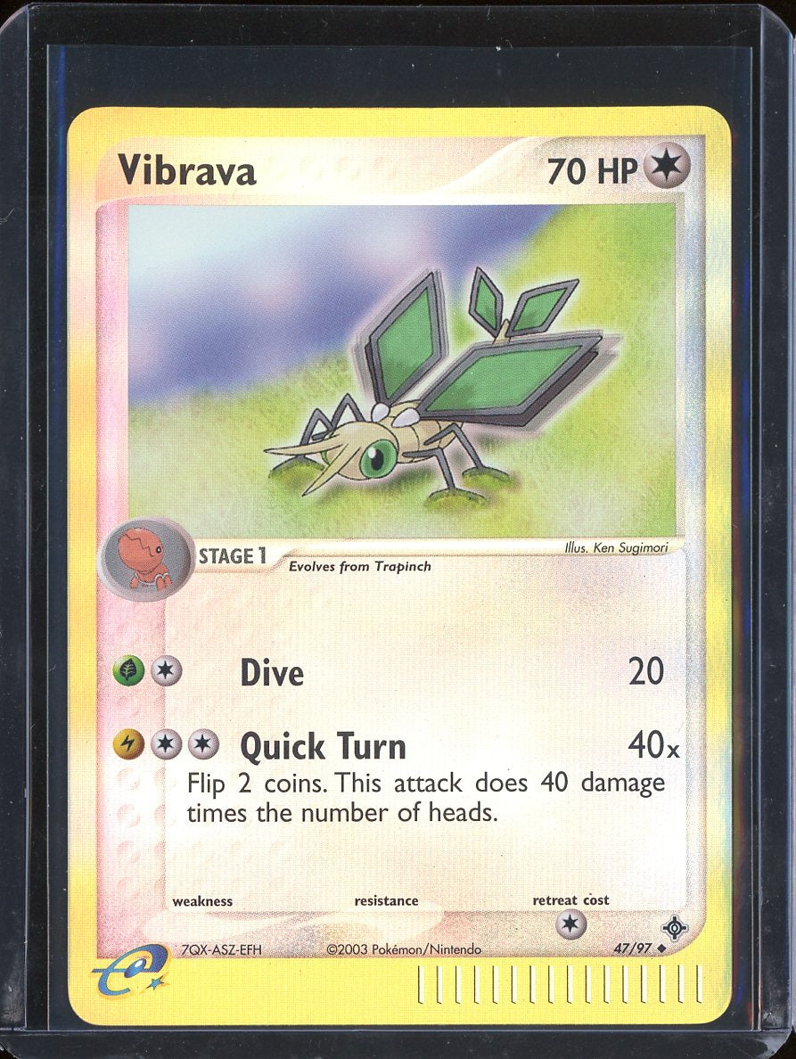 Vibrava 47/97 Reverse Holo EX Dragon