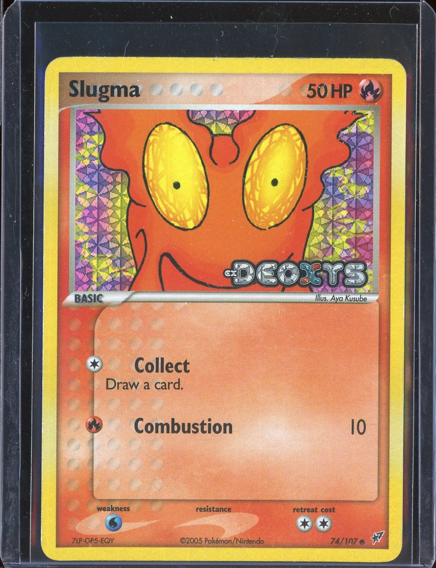 Slugma 74/107 Reverse Holo Deoxys