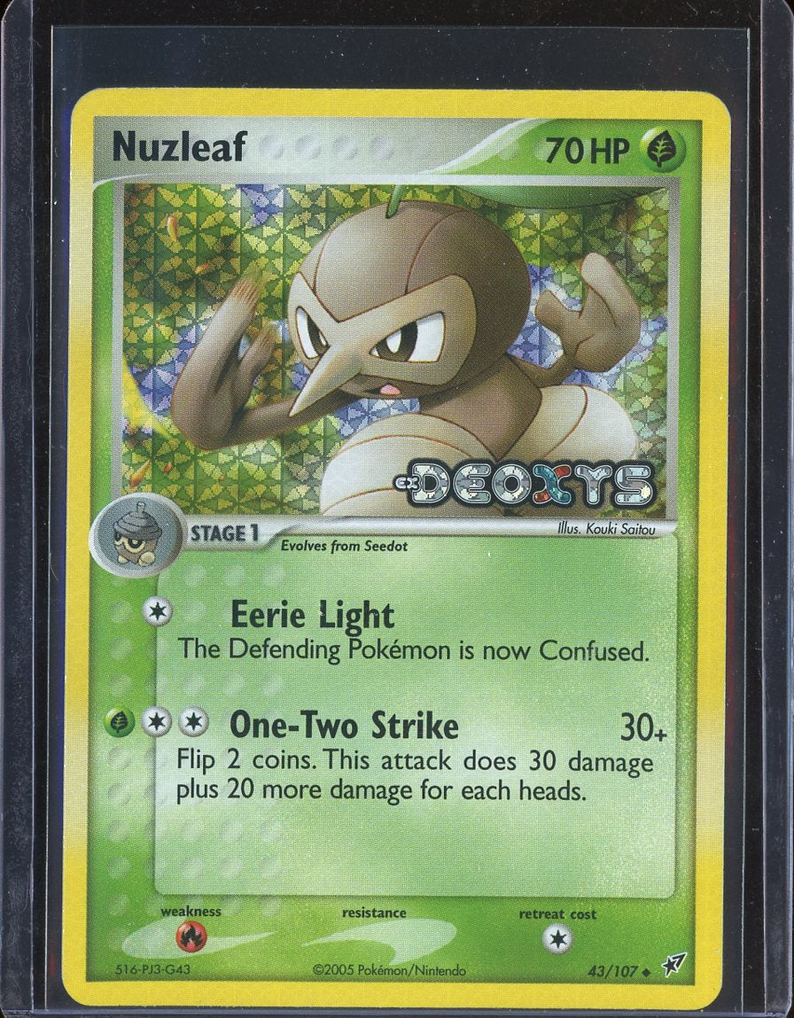 Nuzleaf 43/107 Reverse Holo Deoxys