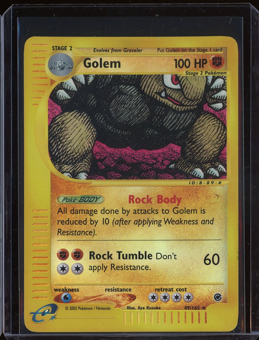 Golem 49/165 Reverse Holo Expedition