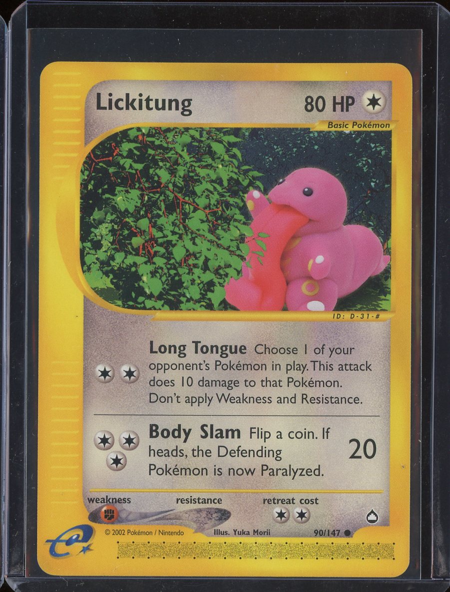 Lickitung 90/147 Normal Aquapolis - front
