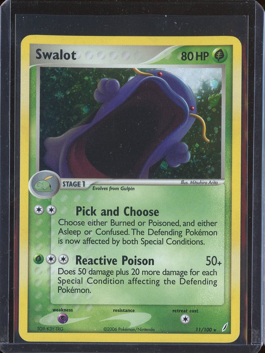 Swalot 11/100 Holo EX Crystal Guardians