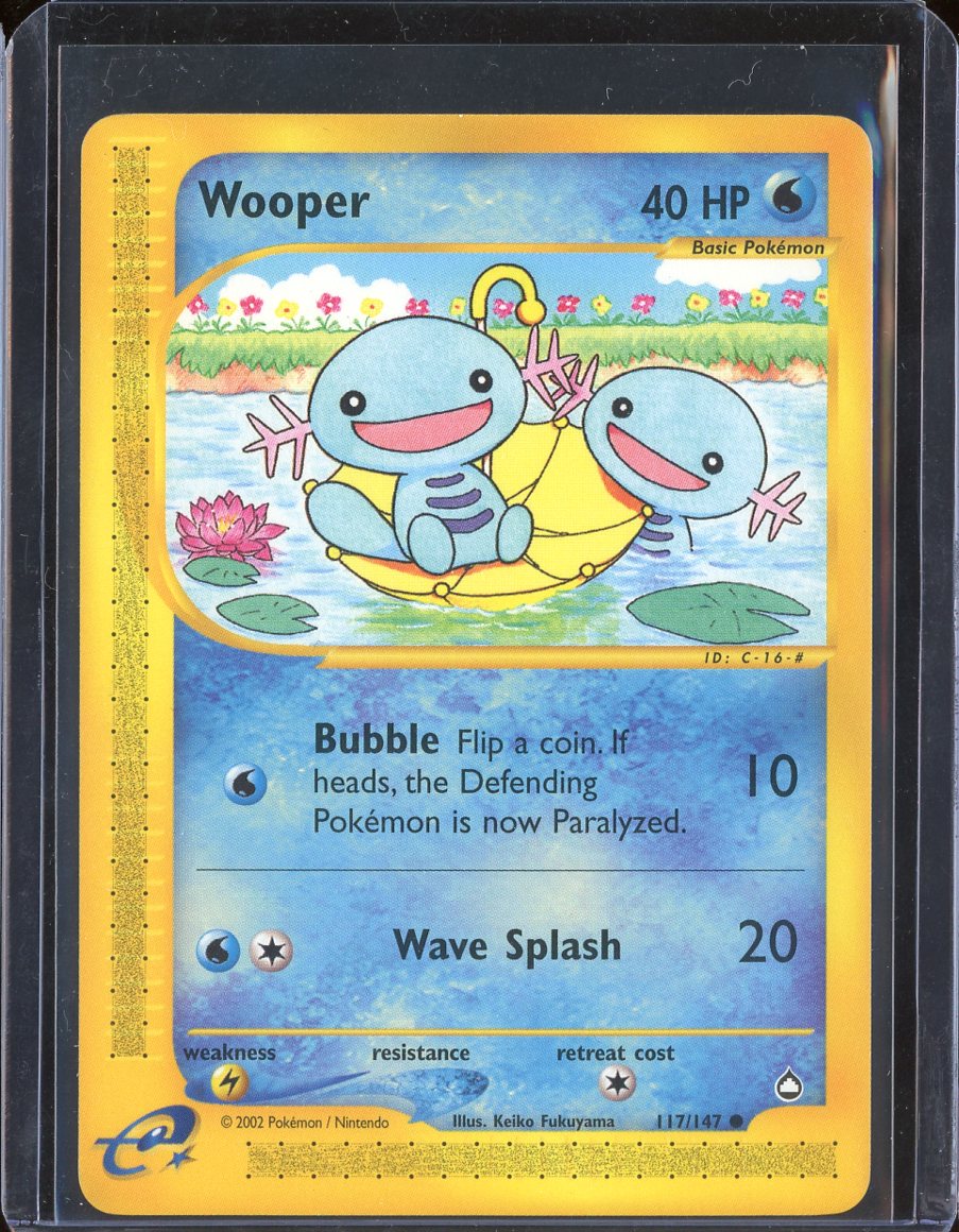 Wooper 117/147 Normal Aquapolis - front