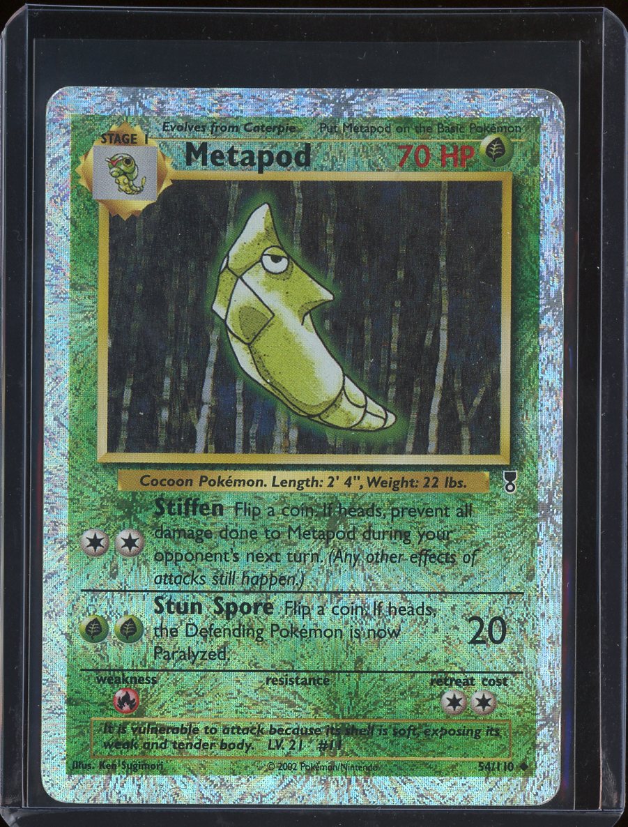 Metapod 54/110 Reverse Holo Legendary Collection