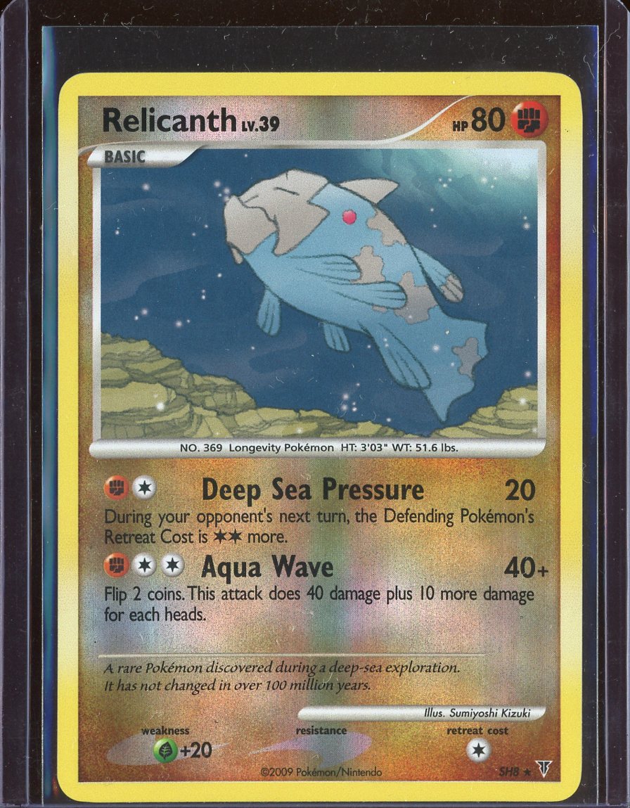 Relicanth SH8 Reverse Holo Supreme Victors