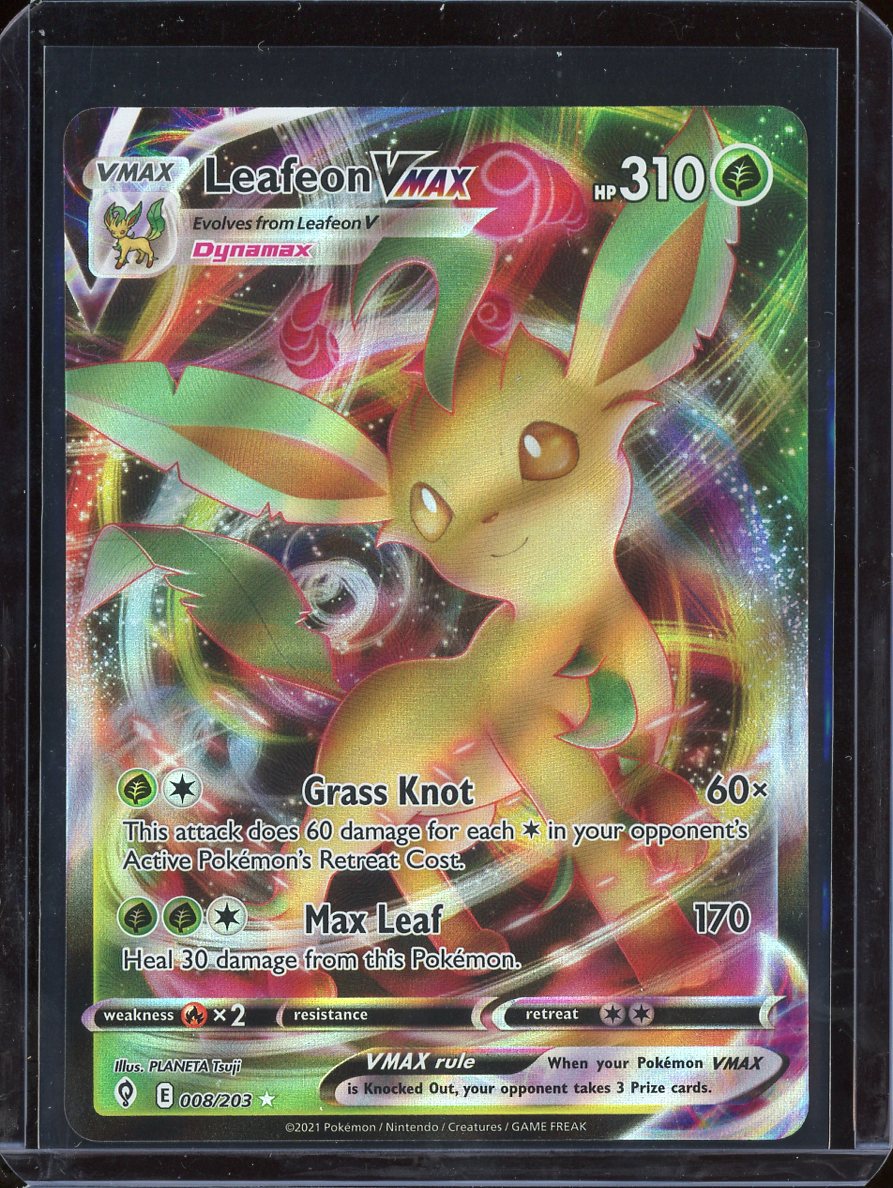 Leafeon VMAX #8 - front