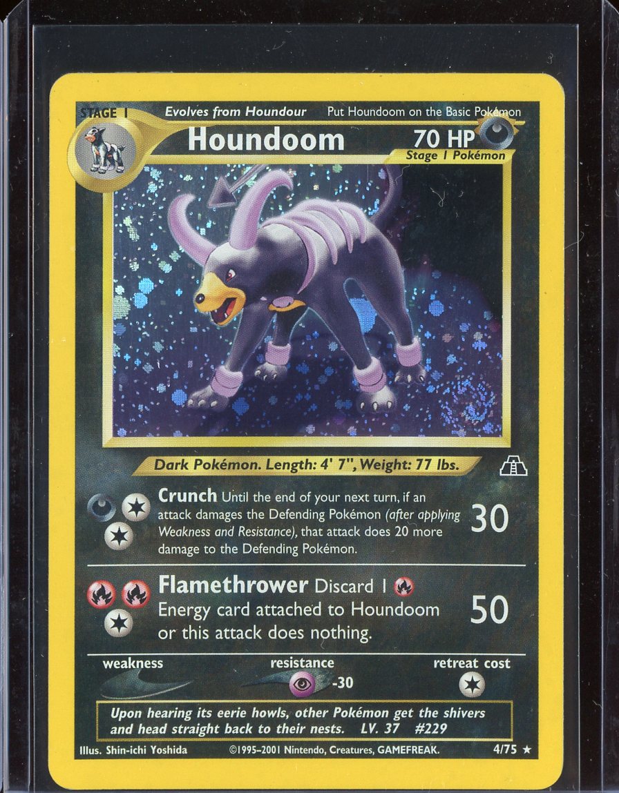 Houndoom 4/75 Unlimited Holo Neo Discovery
