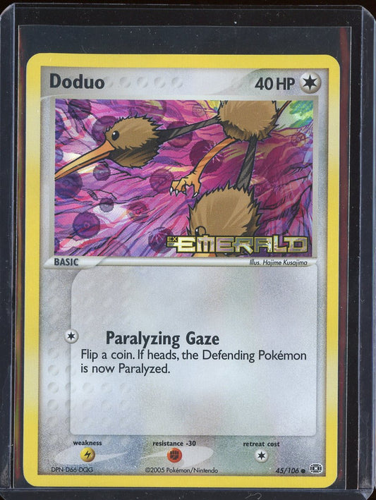 Doduo 45/106 Reverse Holo Emerald