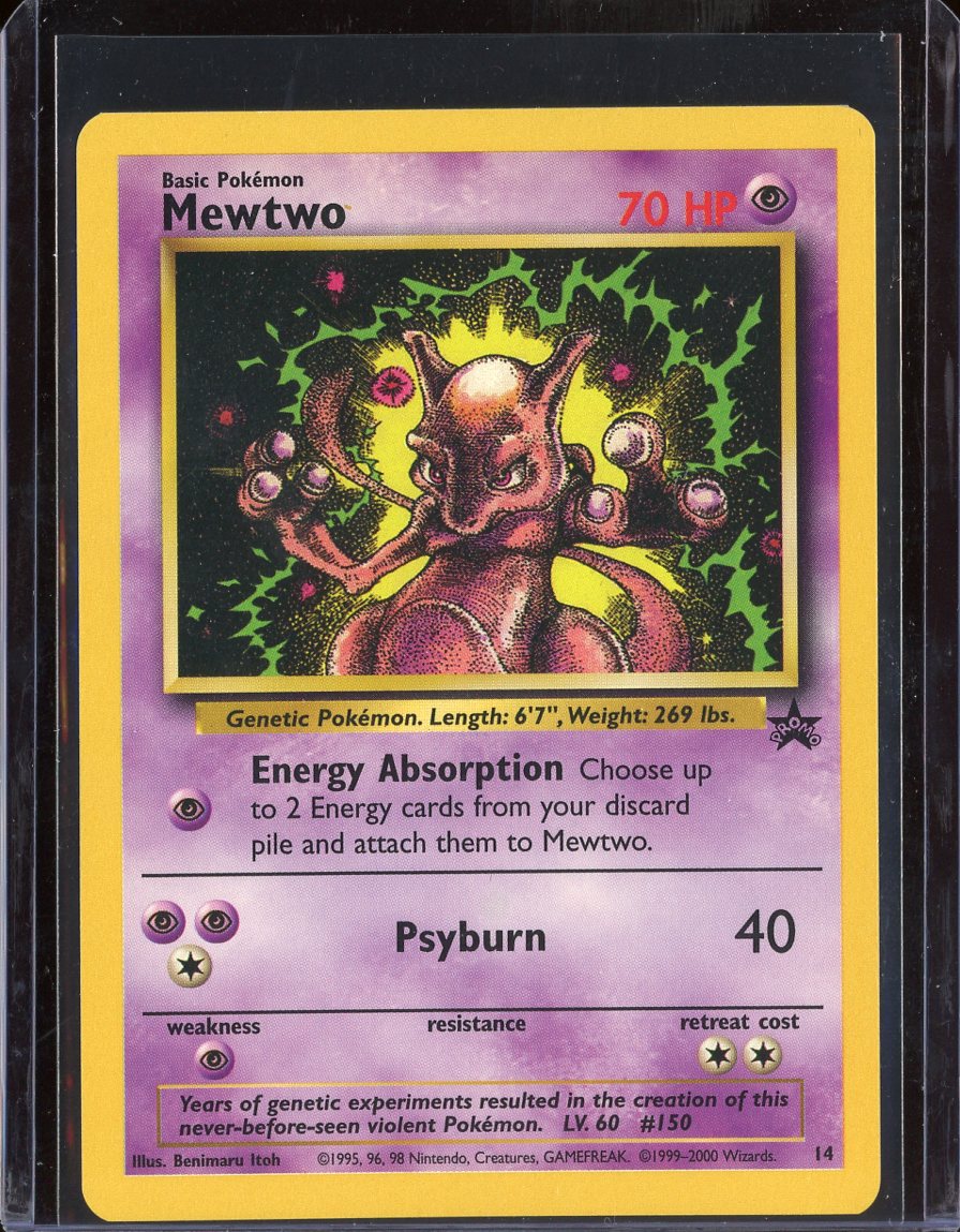 Mewtwo 14 WoTC Promo