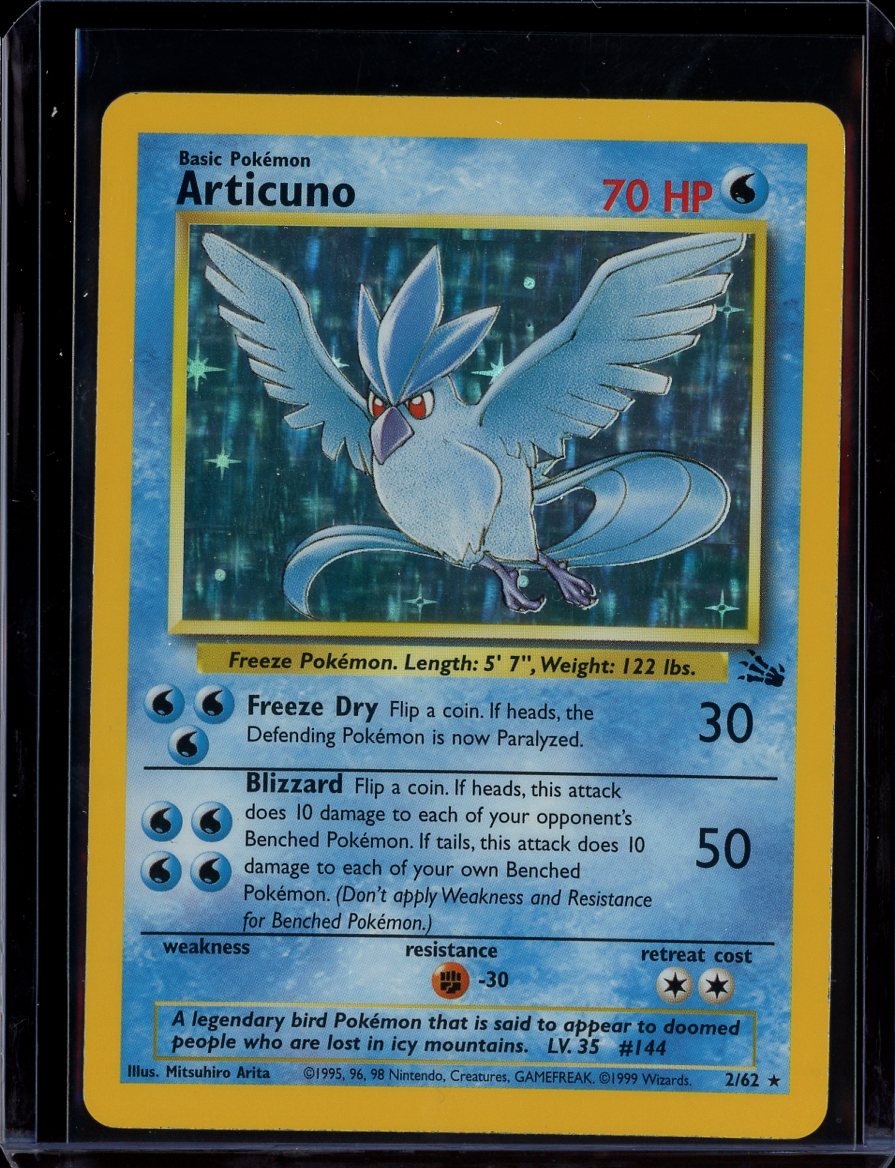 Articuno 2/62 Holo Fossil