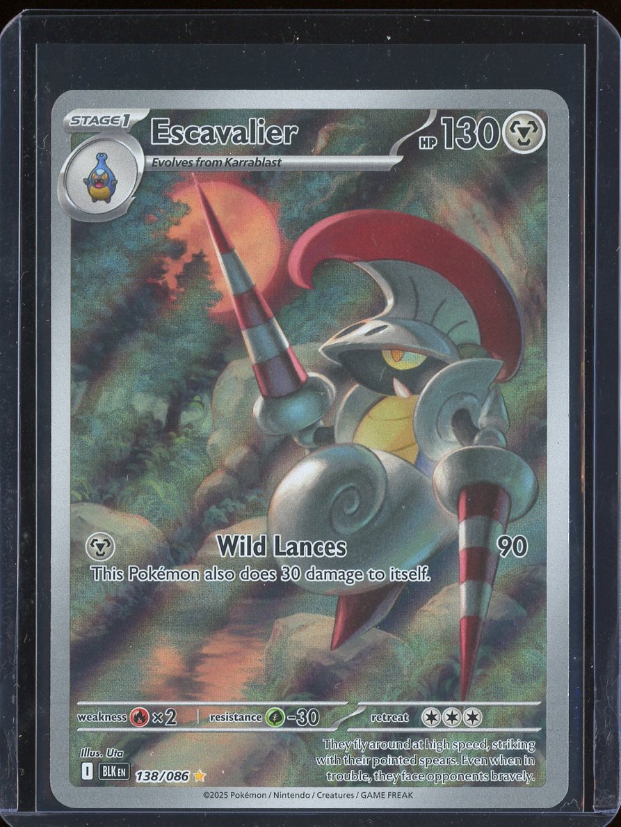 Escavalier 138/086 Black Bolt