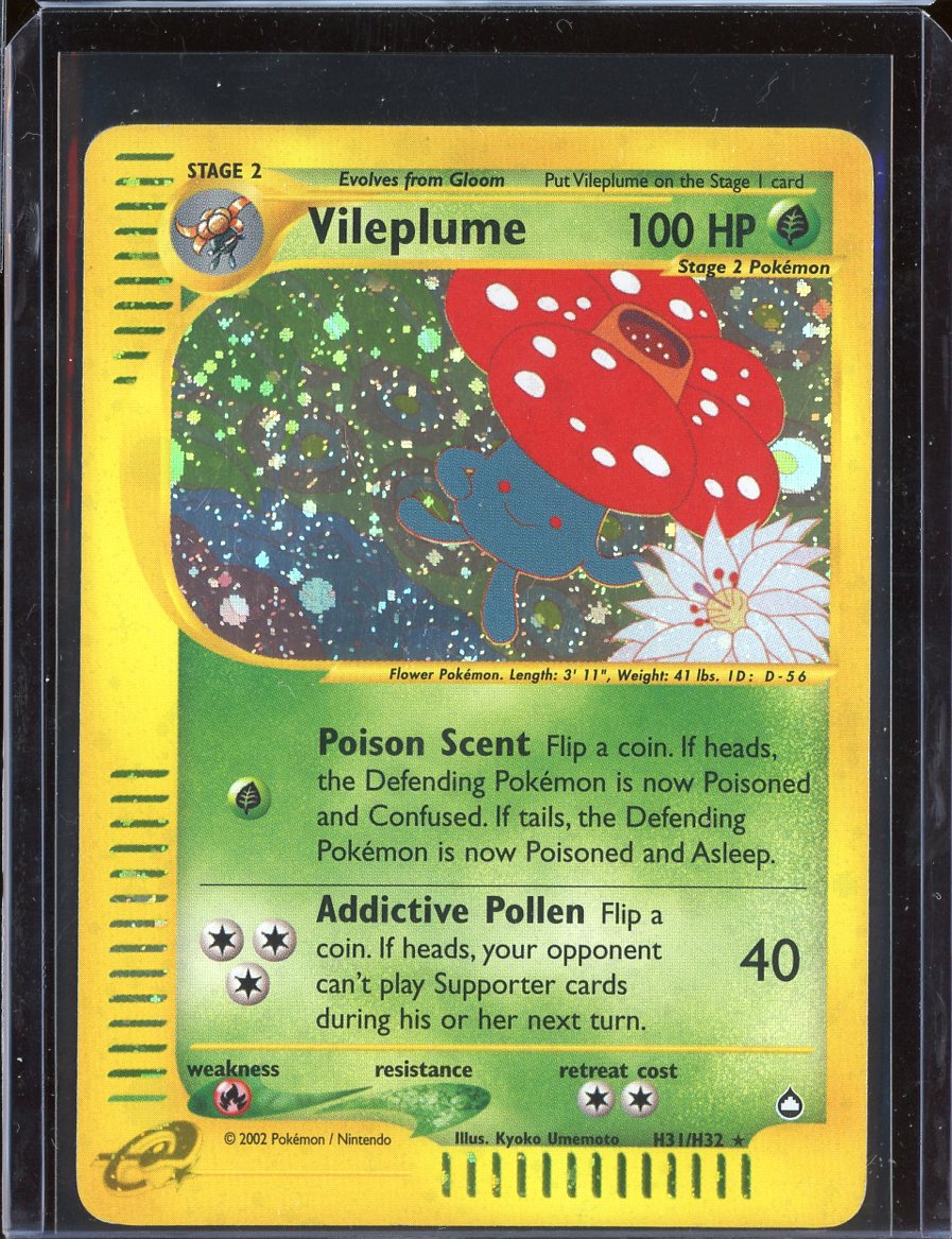 Vileplume H31/H32 Holo Aquapolis