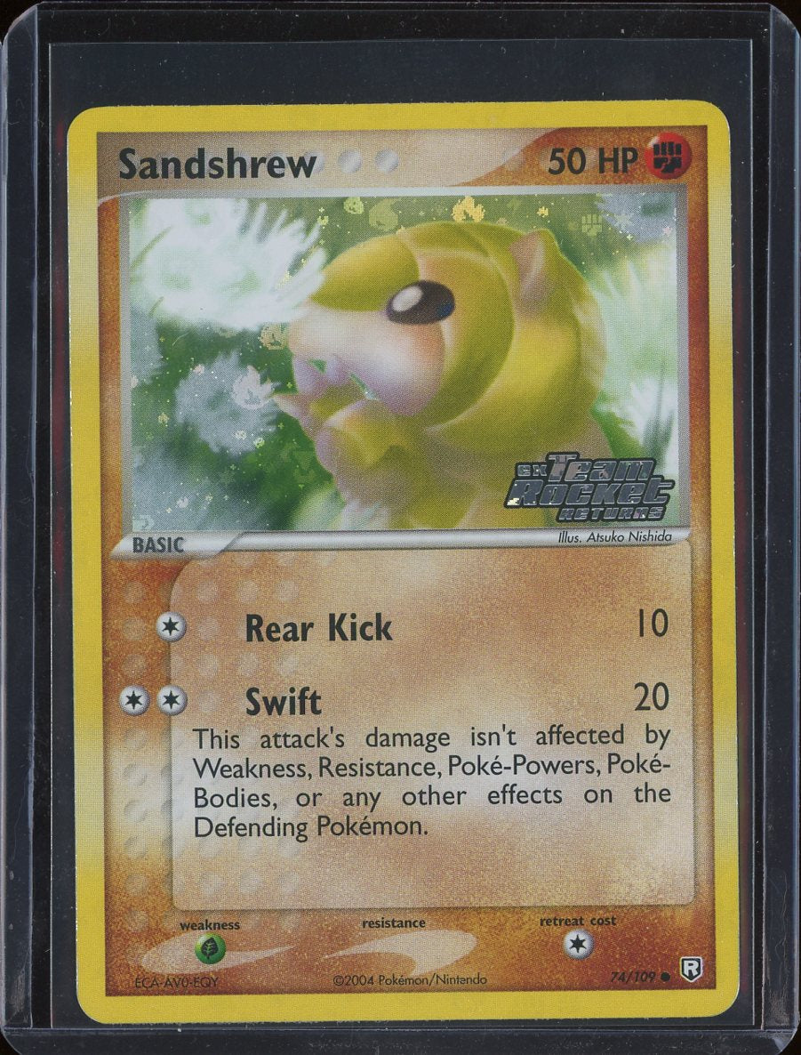 Sandshrew 74/109 Reverse Holo Team Rocket Returns