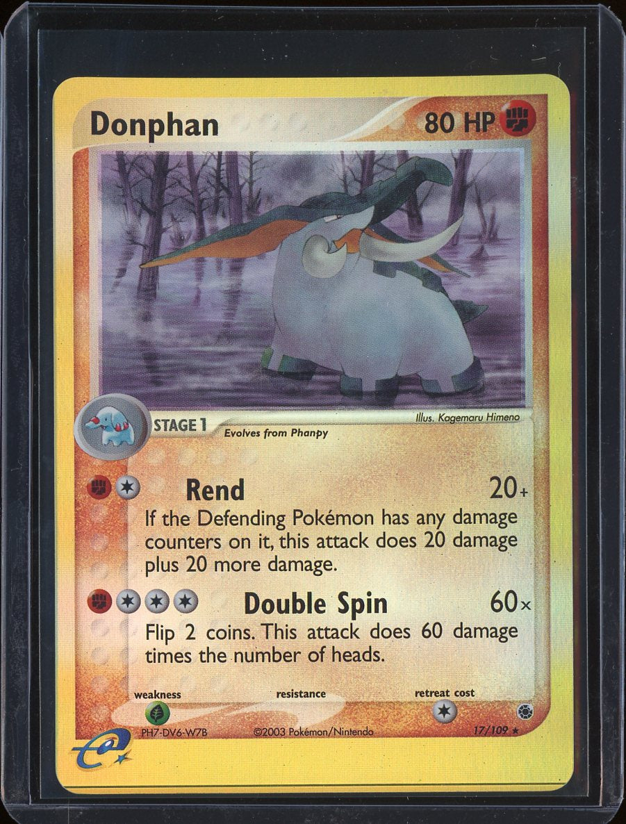 Donphan 17/109 Reverse Holo EX Ruby and Sapphire