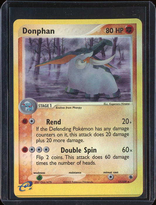 Donphan 17/109 Reverse Holo EX Ruby and Sapphire