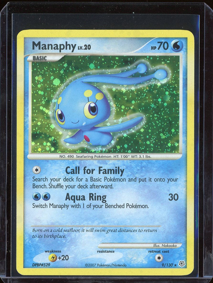 Manaphy 9/130 Holo Diamond and Pearl