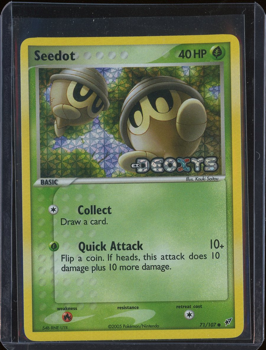 Seedot 71/107 Reverse Holo Deoxys