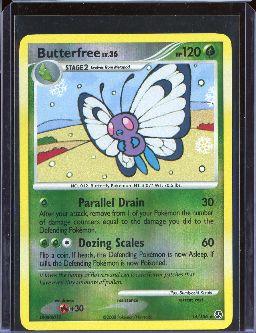 Butterfree 14/106 Reverse Holo Great Encounters