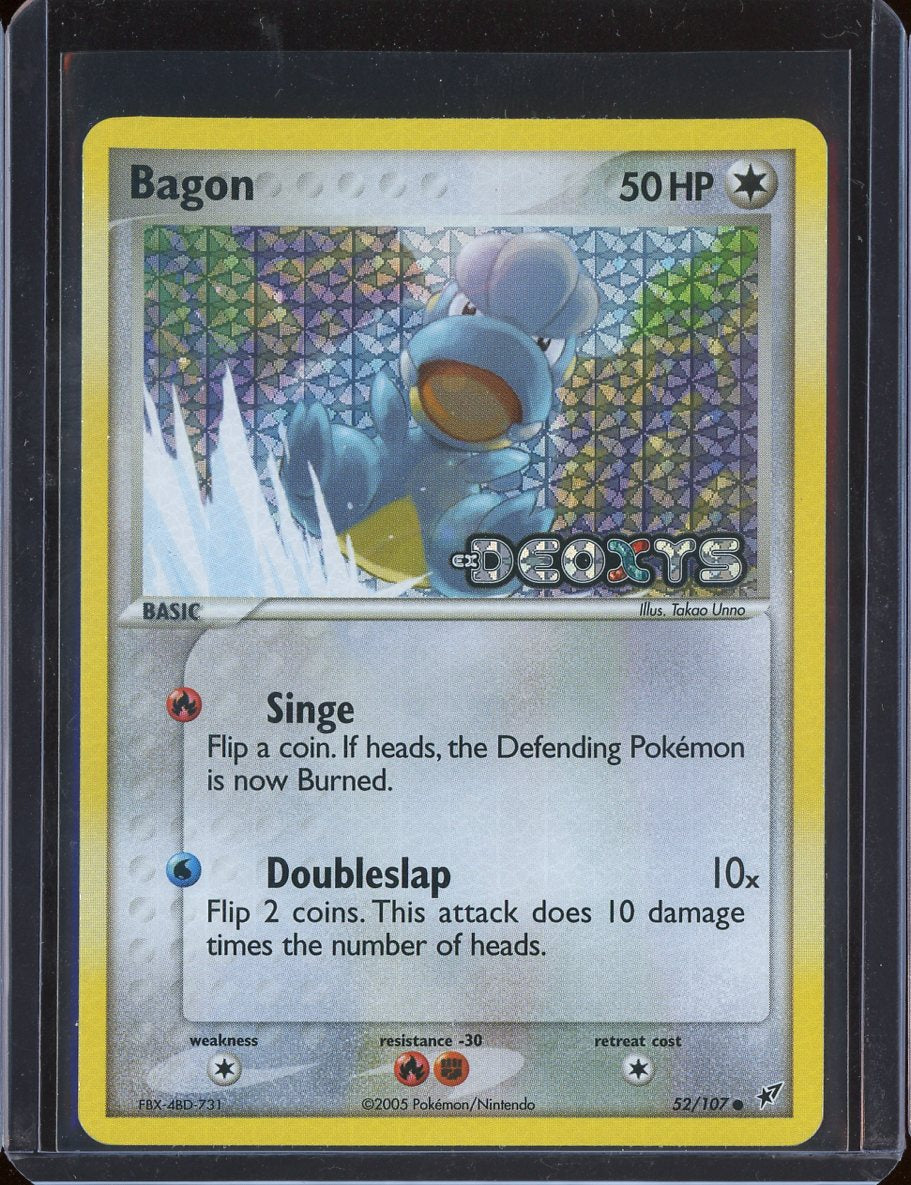 Bagon 52/107 Reverse Holo Deoxys