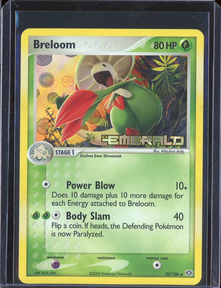 Breloom 22/106 Reverse Holo Emerald