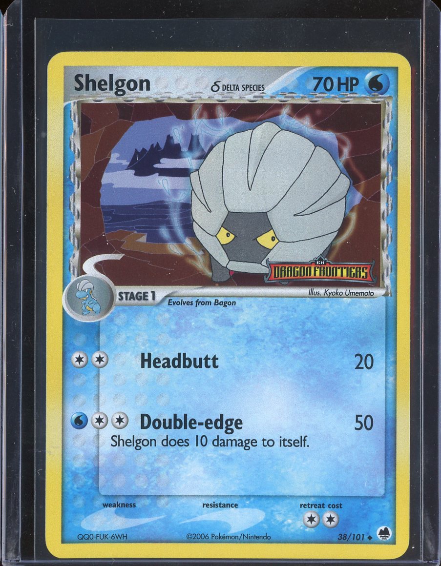 Shelgon 38/101 Reverse Holo EX Dragon Frontiers