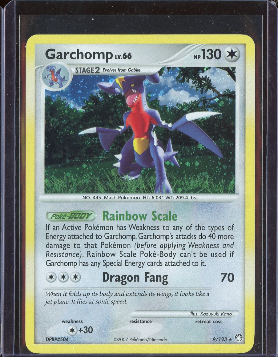 Garchomp 9/123 Holo Mysterious Treasures