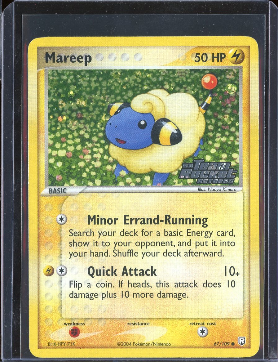 Mareep 67/109 Reverse Holo Team Rocket Returns