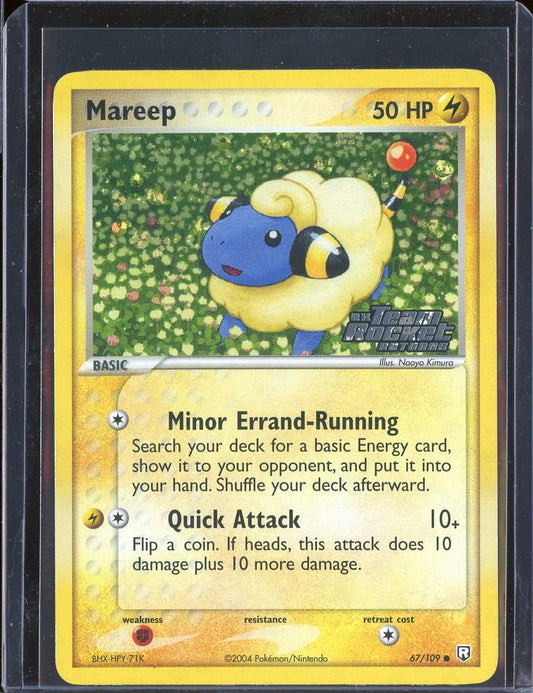 Mareep 67/109 Reverse Holo Team Rocket Returns