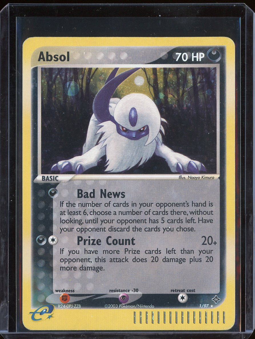 Absol 1/97 Holo EX Dragon