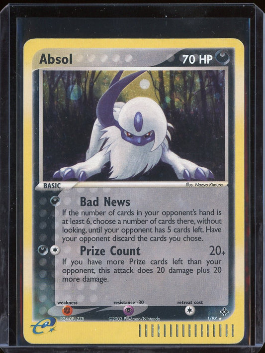 Absol 1/97 Holo EX Dragon