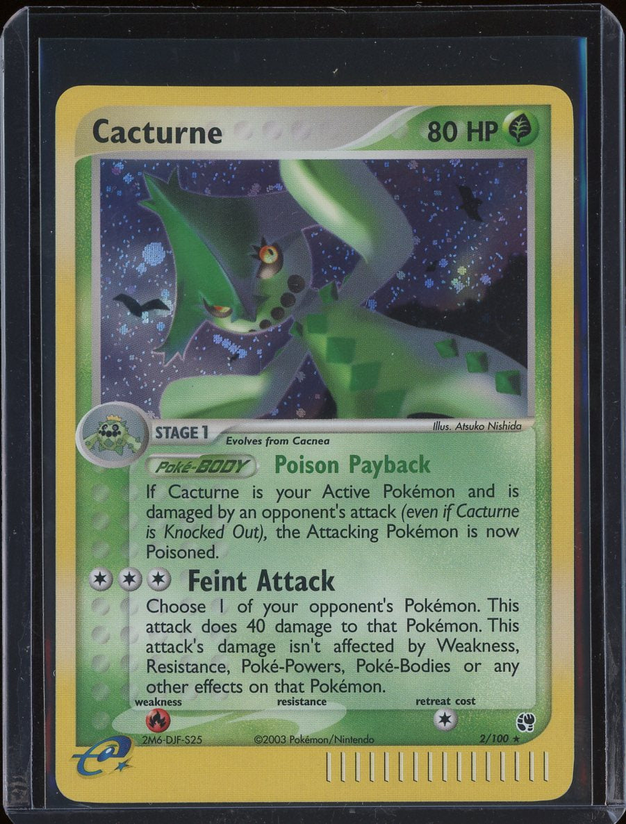 Cacturne 2/100 Holo EX Sandstorm