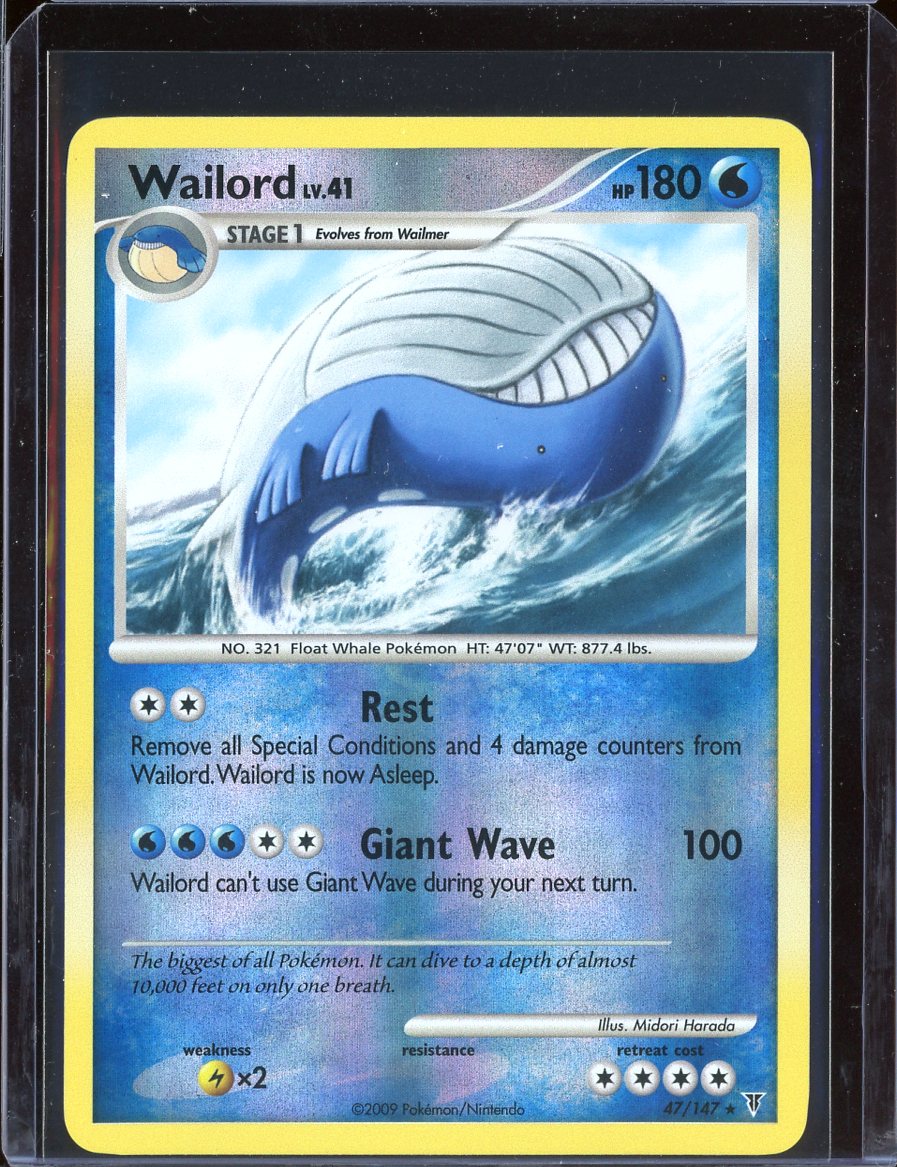 Wailord 47/147 Reverse Holo Supreme Victors