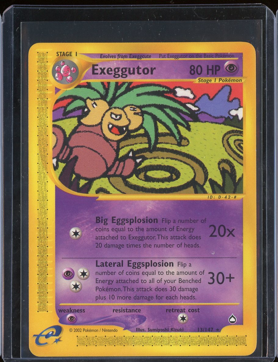 Exeggutor 13/147 Normal Aquapolis - front