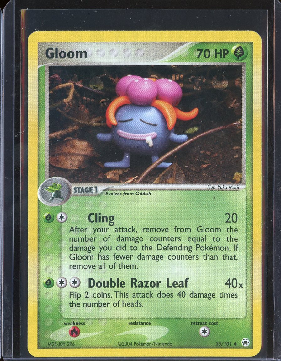 Gloom 35/101 Reverse Holo EX Hidden Legends