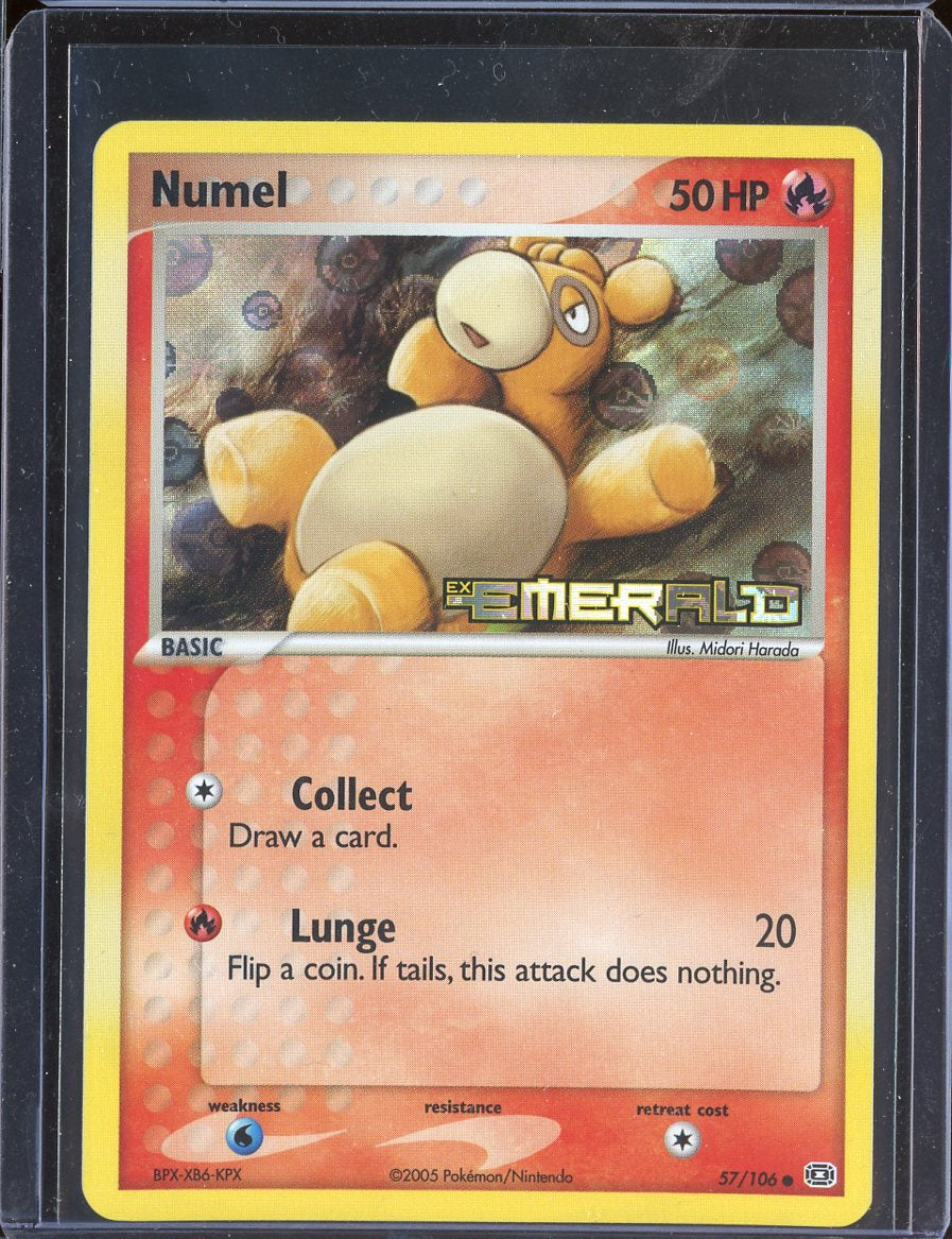 Numel 57/106 Reverse Holo Emerald