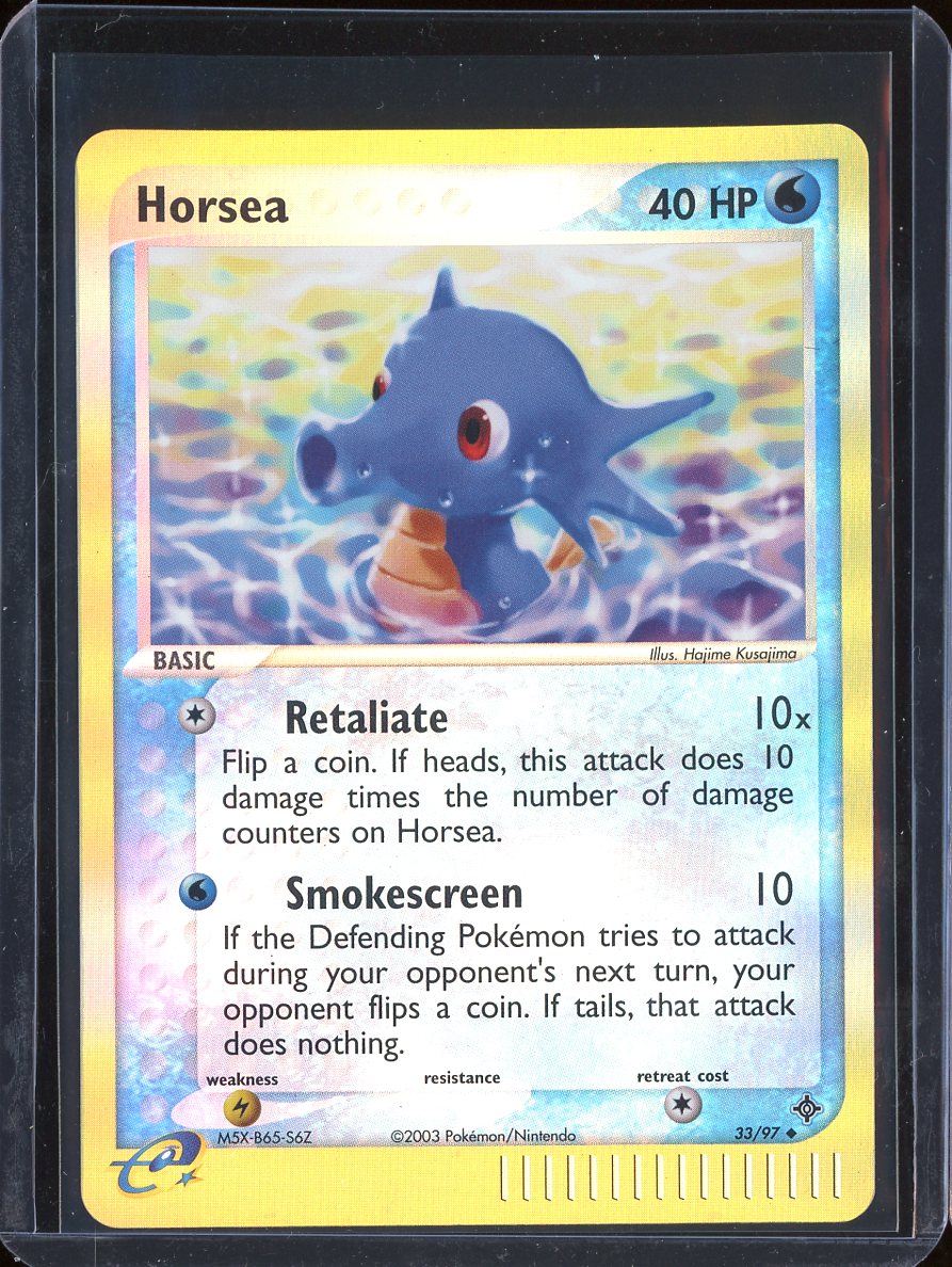 Horsea 33/97 Reverse Holo EX Dragon