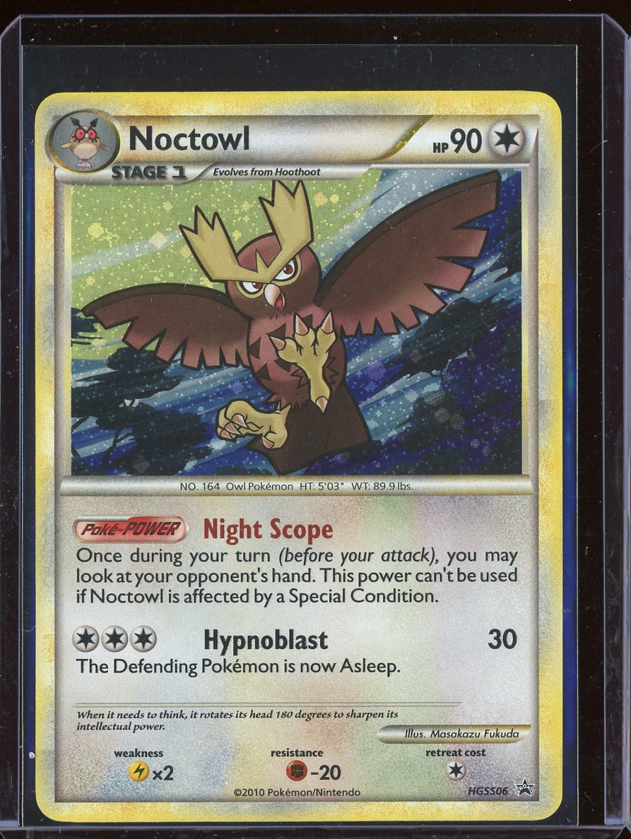 Noctowl HGSS06 Holo Promo